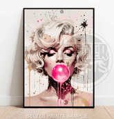 Marilyn Monroe Pop Art Print | Iconic Colourful Wall Art - A4 – 21x29cm (8x12’’) - Print